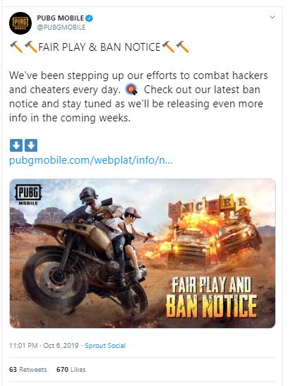 Over 2 400 Pubg Mobile Cheaters Have Been Given 10 Year Bans Housefly